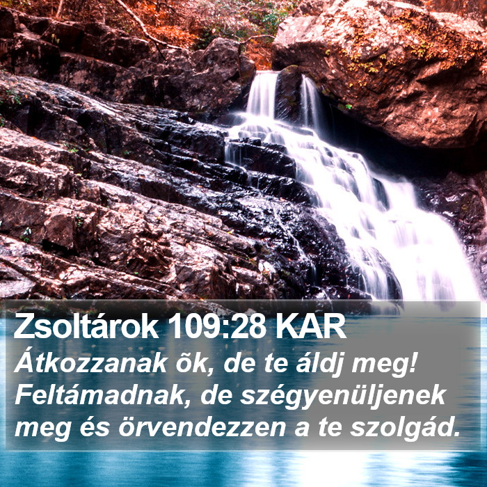 Zsoltárok 109:28 KAR Bible Study