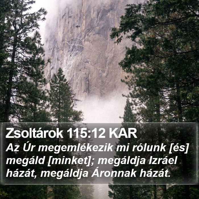Zsoltárok 115:12 KAR Bible Study