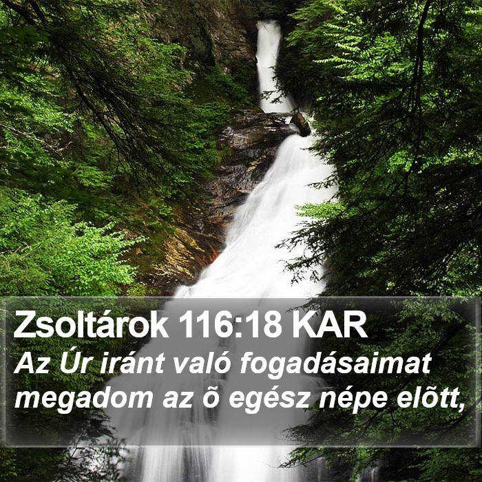 Zsoltárok 116:18 KAR Bible Study