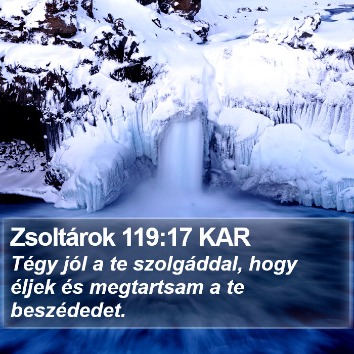 Zsoltárok 119:17 KAR Bible Study