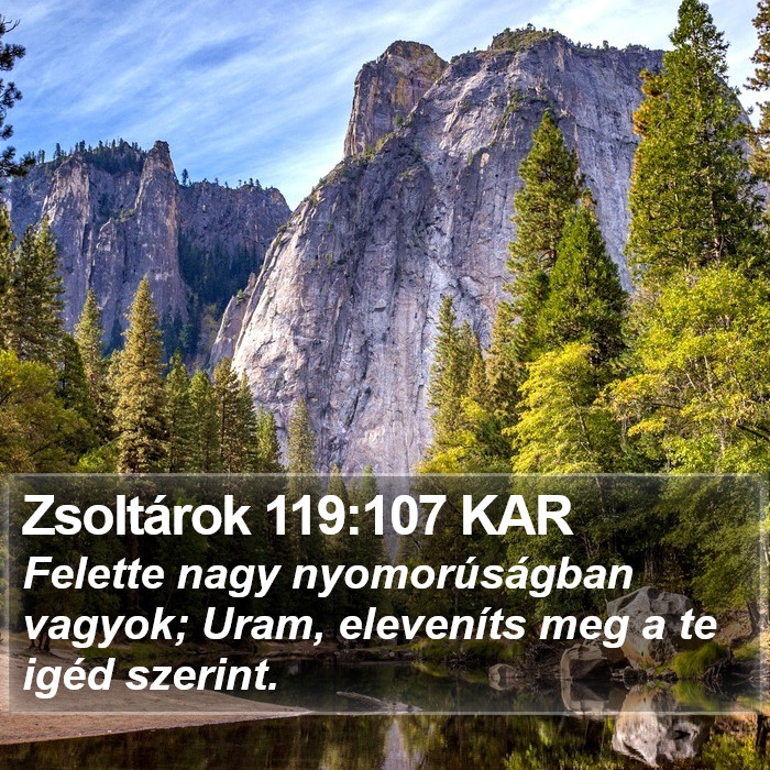 Zsoltárok 119:107 KAR Bible Study