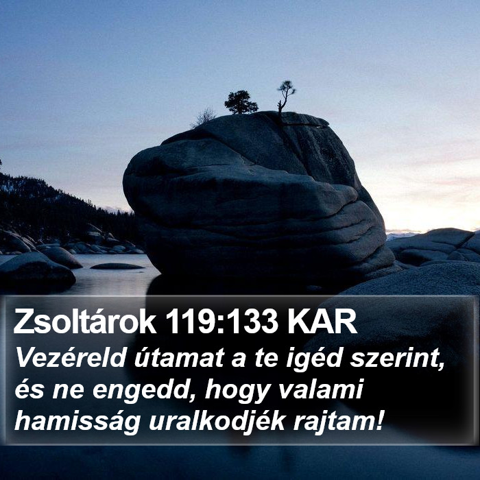 Zsoltárok 119:133 KAR Bible Study