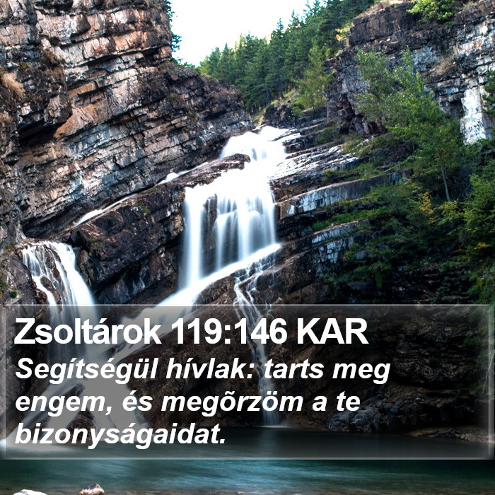 Zsoltárok 119:146 KAR Bible Study
