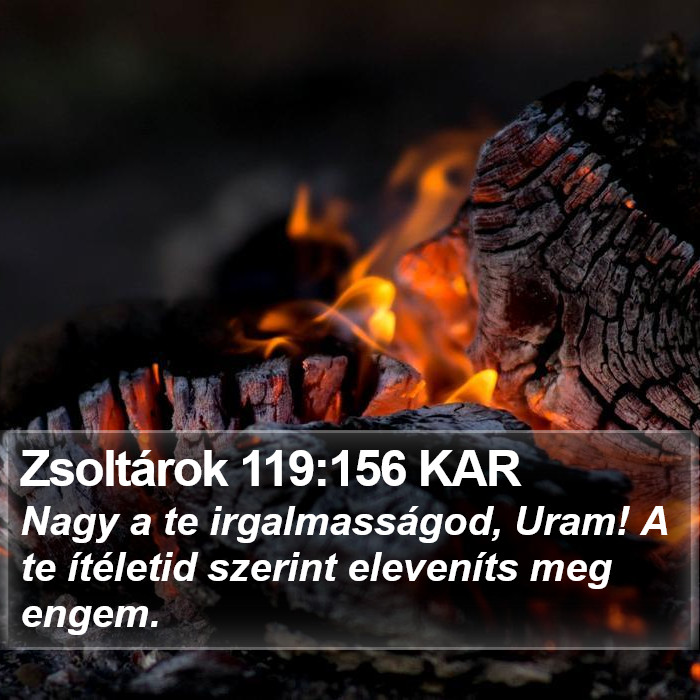 Zsoltárok 119:156 KAR Bible Study