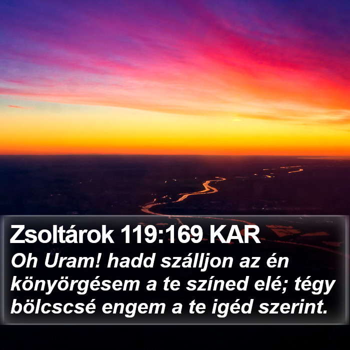 Zsoltárok 119:169 KAR Bible Study