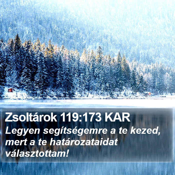 Zsoltárok 119:173 KAR Bible Study