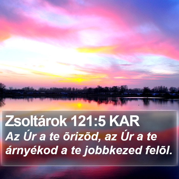 Zsoltárok 121:5 KAR Bible Study