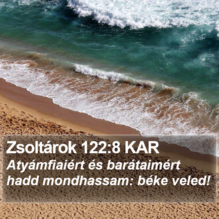 Zsoltárok 122:8 KAR Bible Study