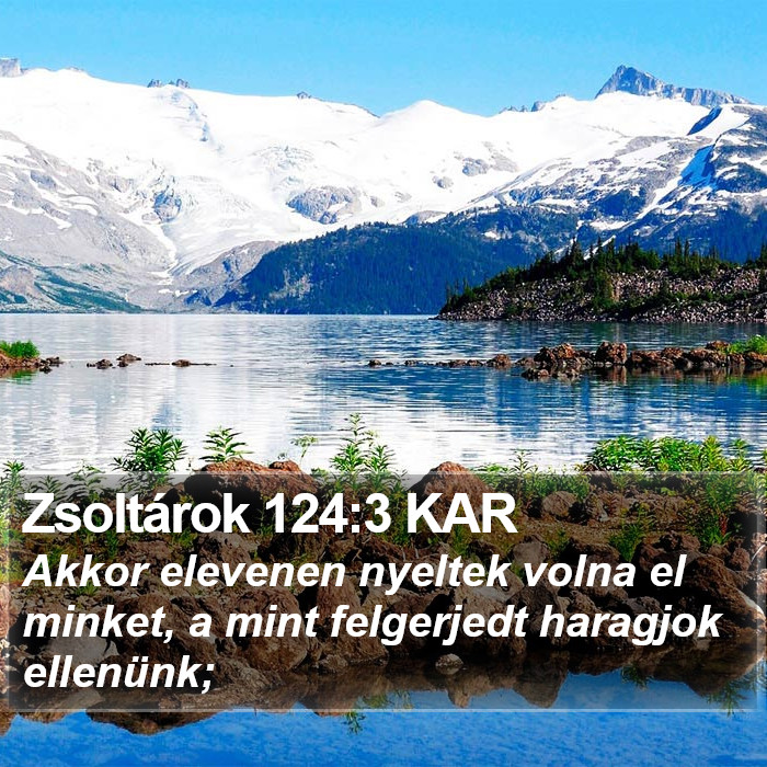 Zsoltárok 124:3 KAR Bible Study