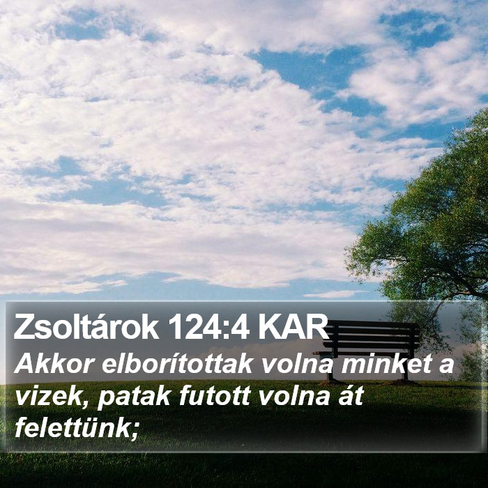 Zsoltárok 124:4 KAR Bible Study