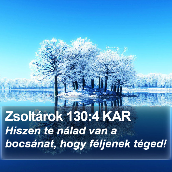 Zsoltárok 130:4 KAR Bible Study