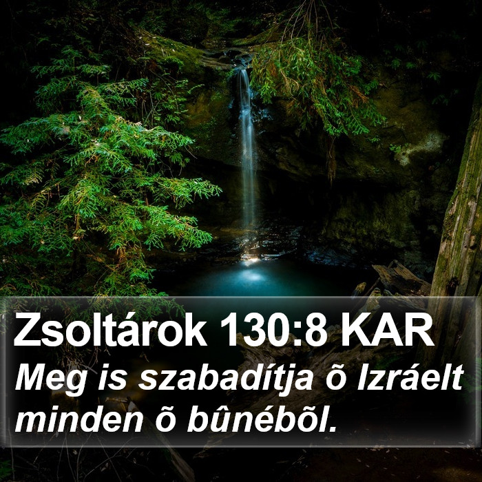 Zsoltárok 130:8 KAR Bible Study