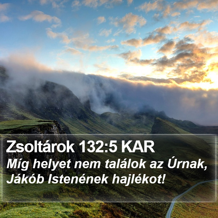 Zsoltárok 132:5 KAR Bible Study