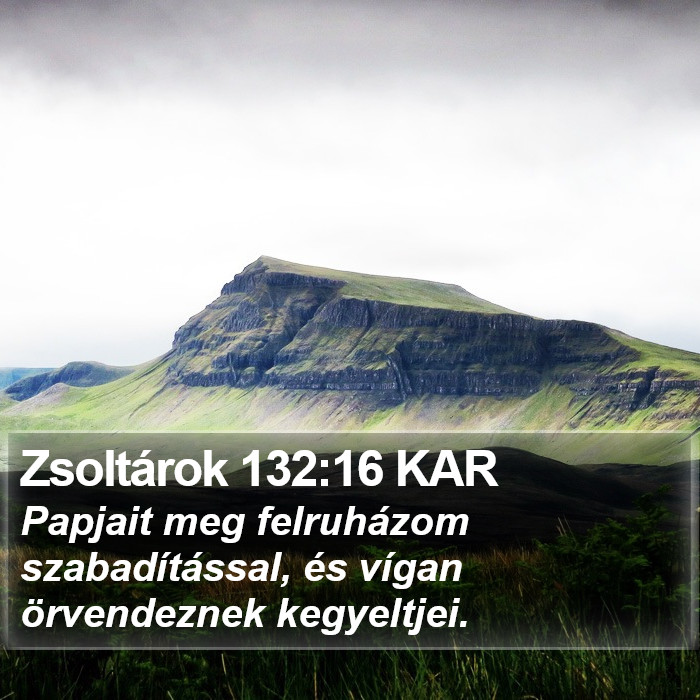 Zsoltárok 132:16 KAR Bible Study