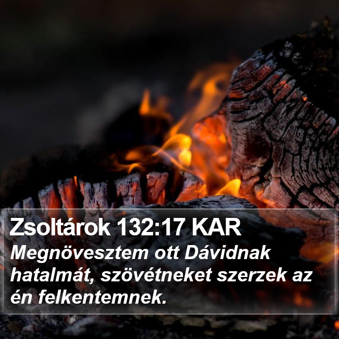 Zsoltárok 132:17 KAR Bible Study