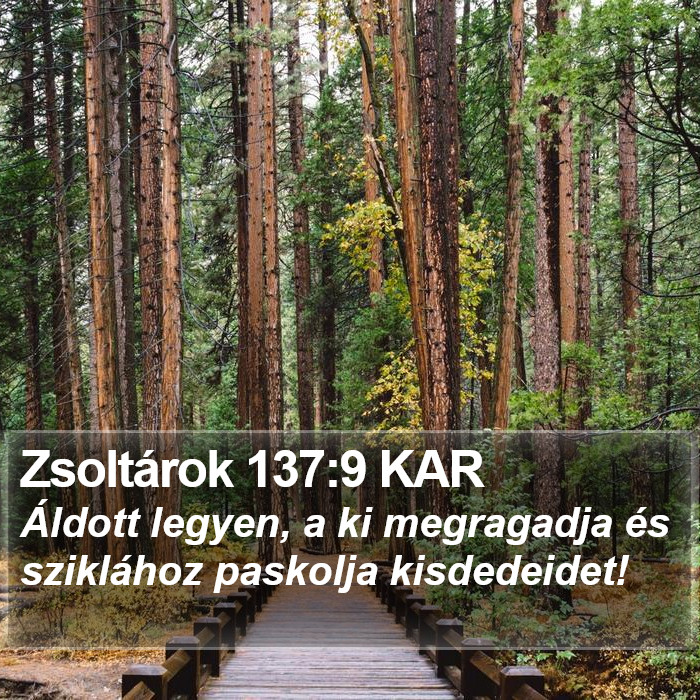 Zsoltárok 137:9 KAR Bible Study