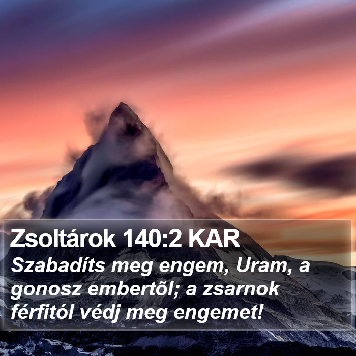 Zsoltárok 140:2 KAR Bible Study