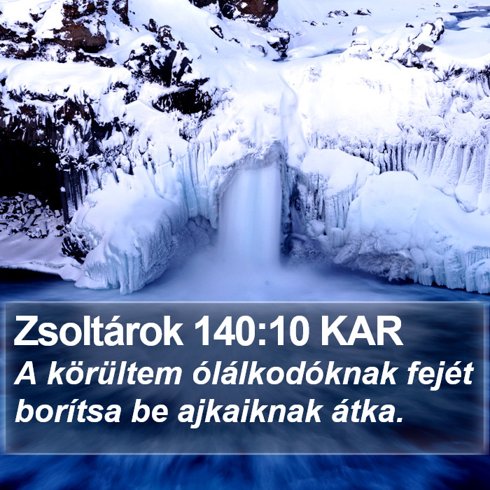 Zsoltárok 140:10 KAR Bible Study