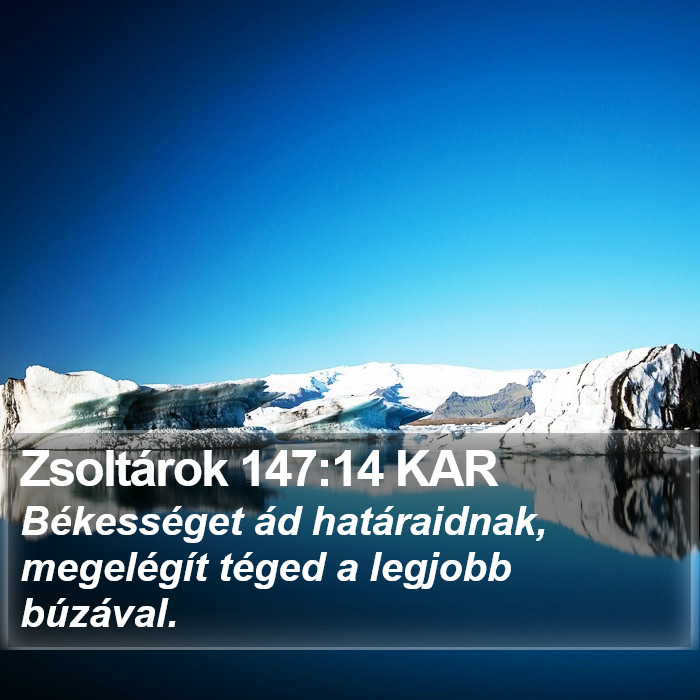 Zsoltárok 147:14 KAR Bible Study