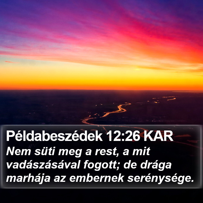 Példabeszédek 12:26 KAR Bible Study