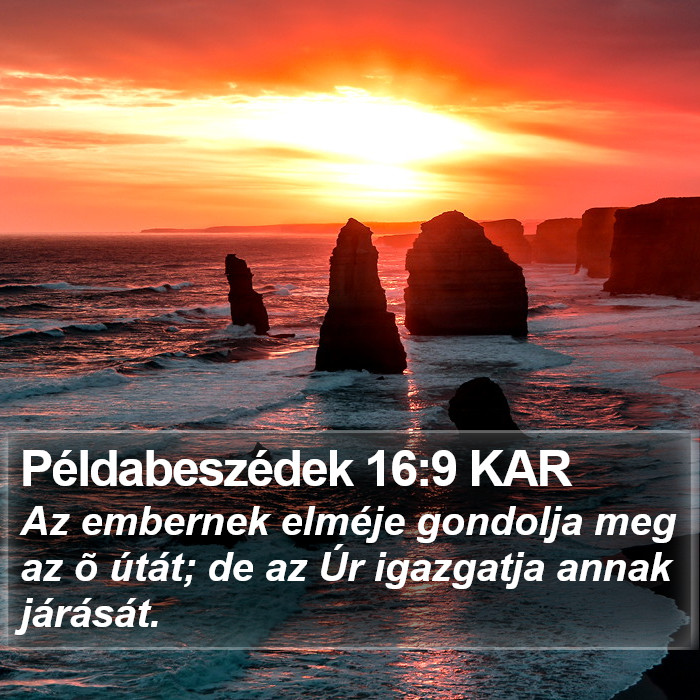 Példabeszédek 16:9 KAR Bible Study