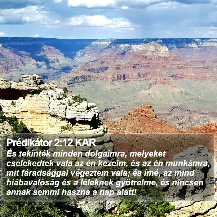 Prédikátor 2:12 KAR Bible Study