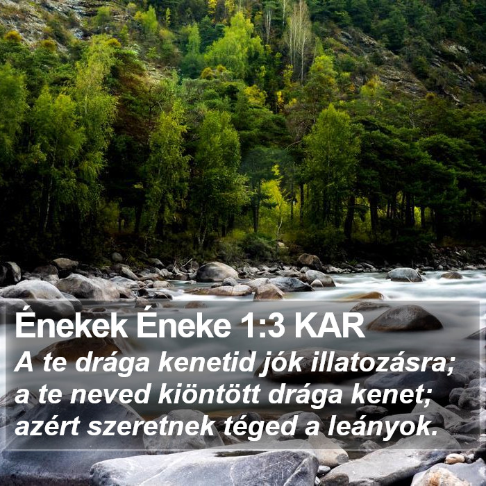 Énekek Éneke 1:3 KAR Bible Study