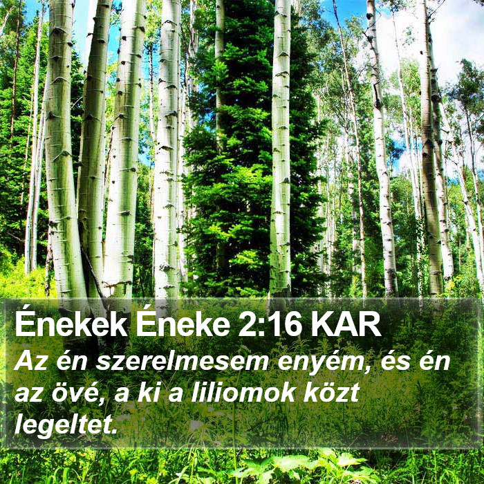 Énekek Éneke 2:16 KAR Bible Study