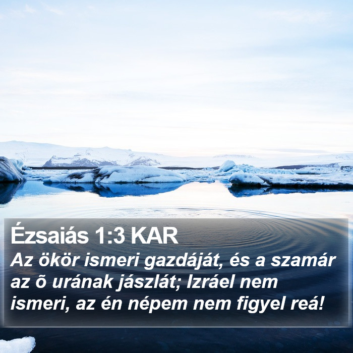 Ézsaiás 1:3 KAR Bible Study