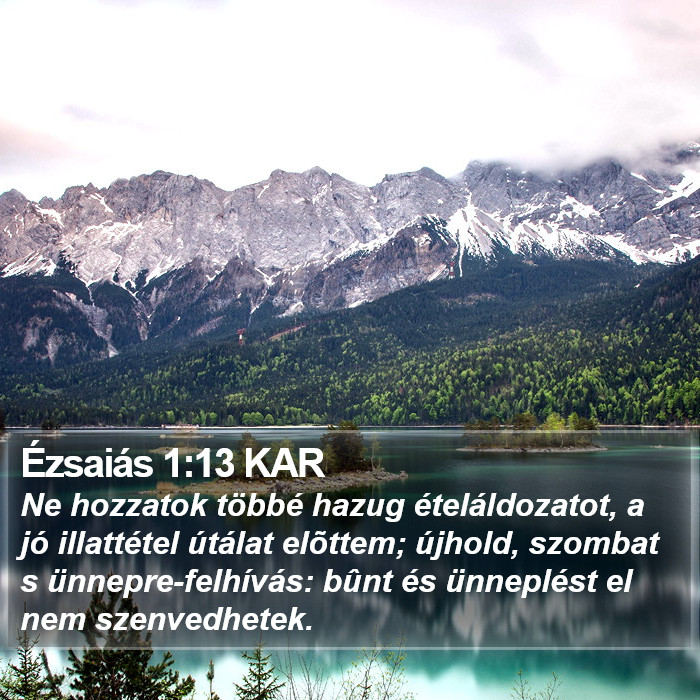 Ézsaiás 1:13 KAR Bible Study