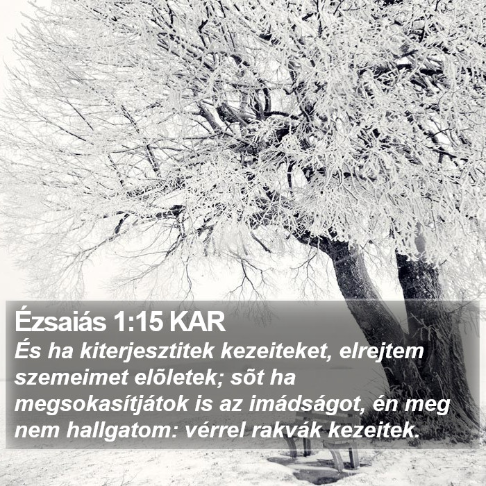 Ézsaiás 1:15 KAR Bible Study