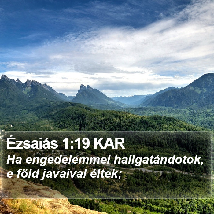 Ézsaiás 1:19 KAR Bible Study