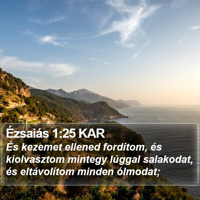 Ézsaiás 1:25 KAR Bible Study