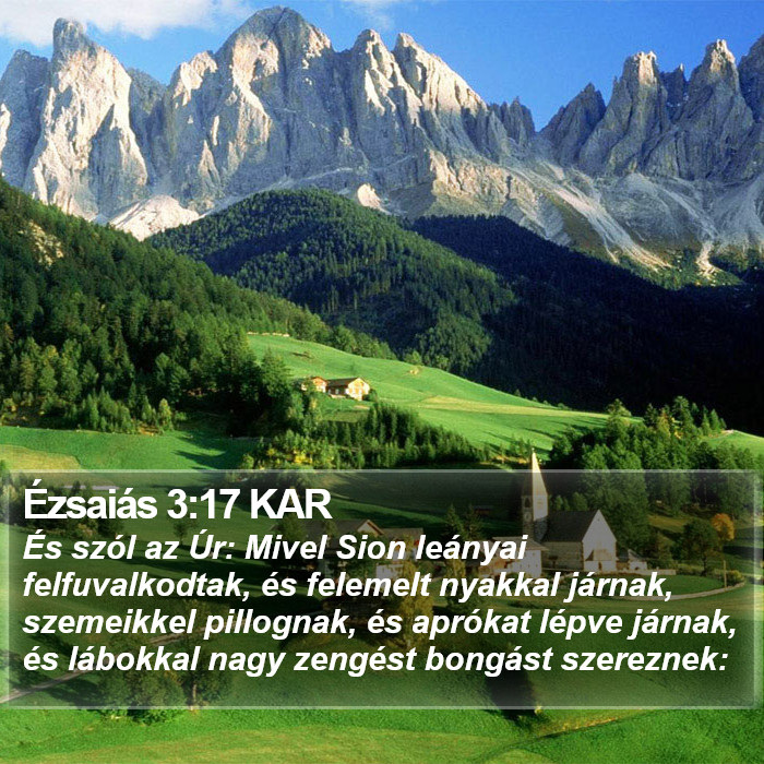 Ézsaiás 3:17 KAR Bible Study