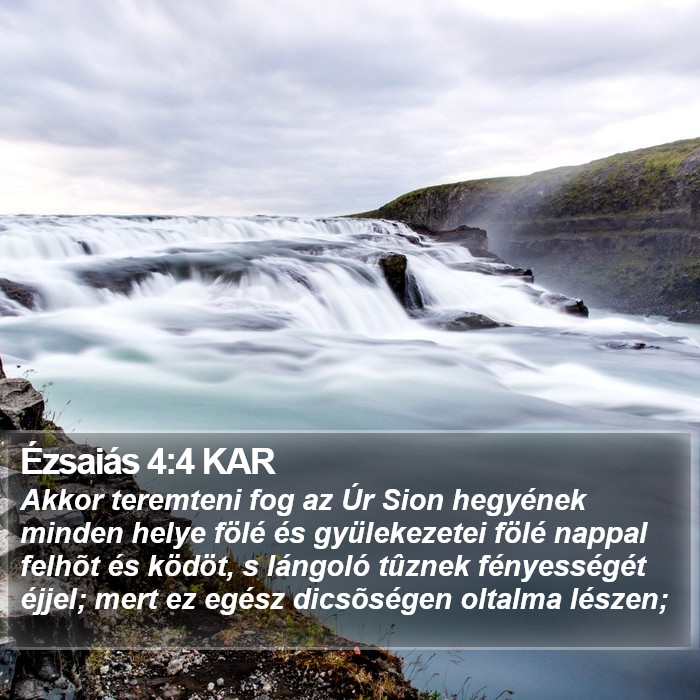 Ézsaiás 4:4 KAR Bible Study