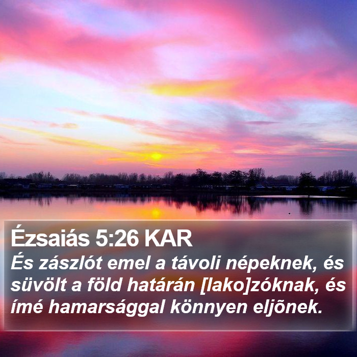 Ézsaiás 5:26 KAR Bible Study