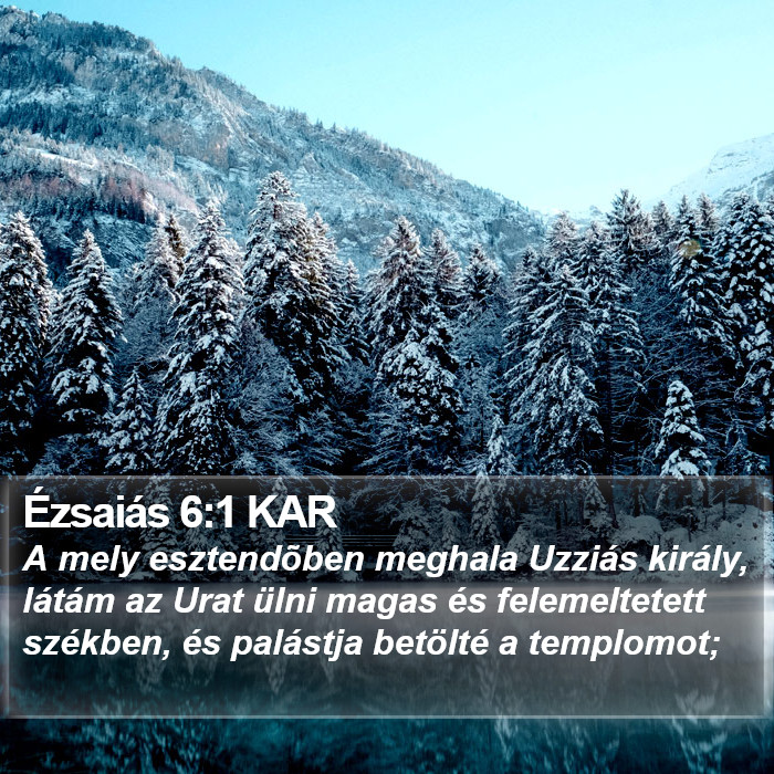 Ézsaiás 6:1 KAR Bible Study