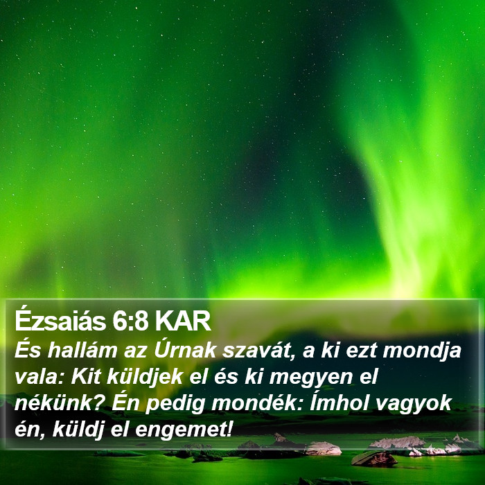 Ézsaiás 6:8 KAR Bible Study