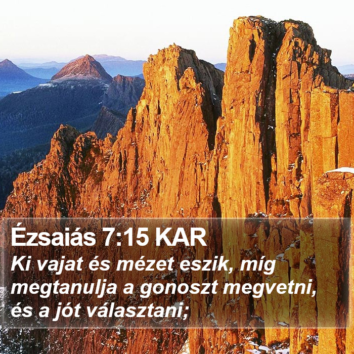 Ézsaiás 7:15 KAR Bible Study