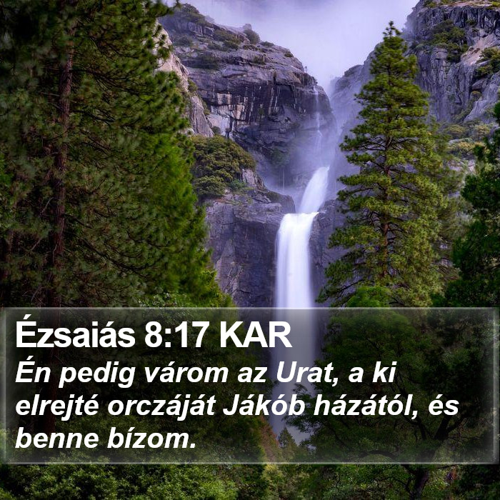 Ézsaiás 8:17 KAR Bible Study