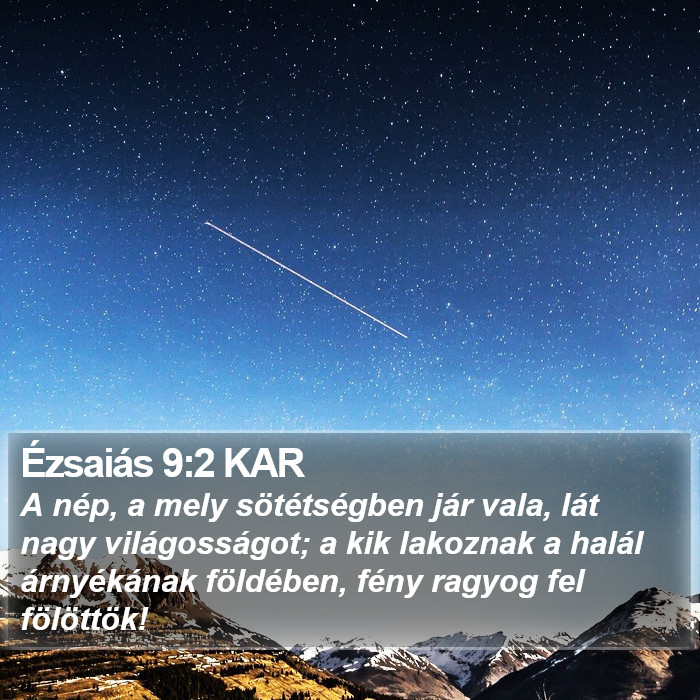 Ézsaiás 9:2 KAR Bible Study