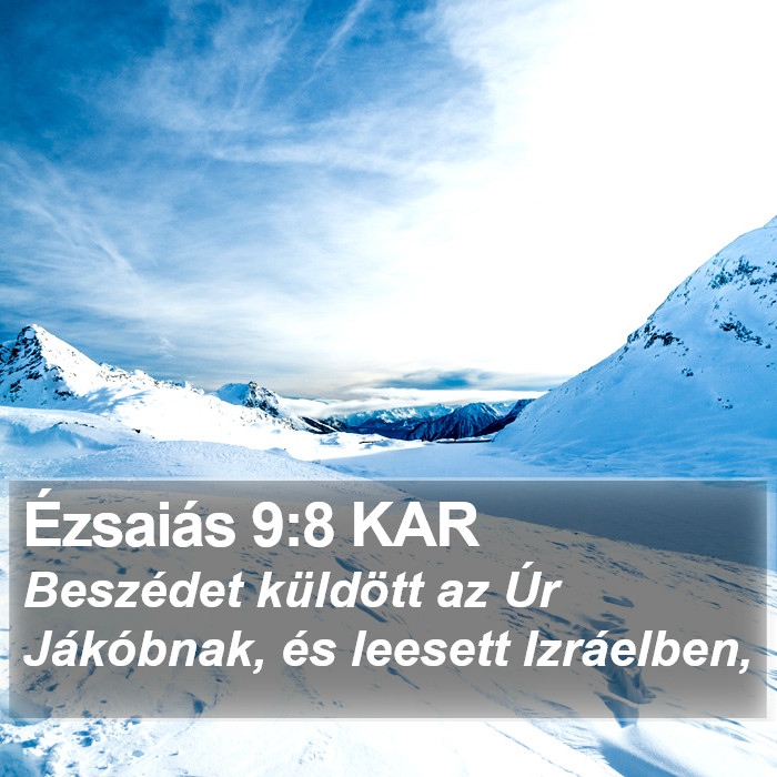 Ézsaiás 9:8 KAR Bible Study