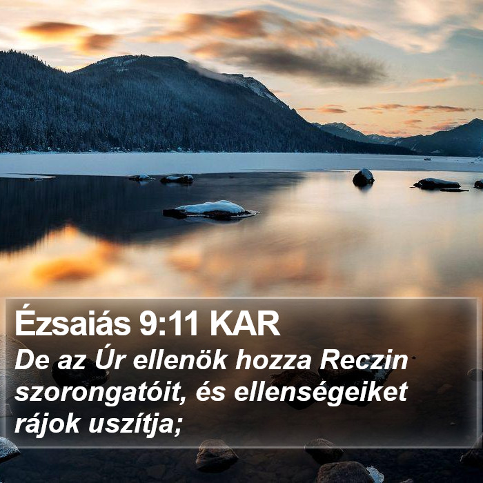 Ézsaiás 9:11 KAR Bible Study