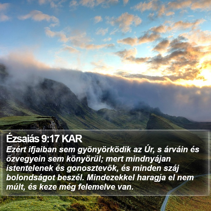 Ézsaiás 9:17 KAR Bible Study