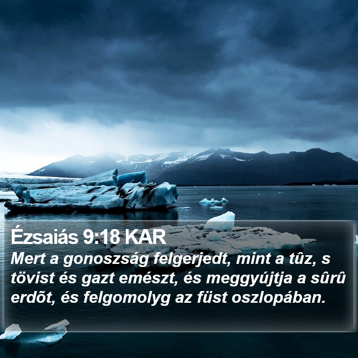 Ézsaiás 9:18 KAR Bible Study