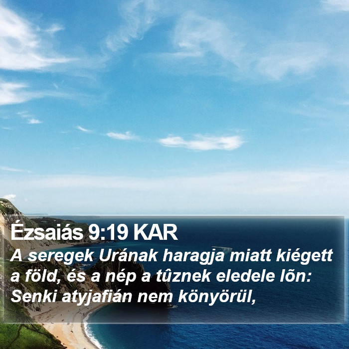 Ézsaiás 9:19 KAR Bible Study