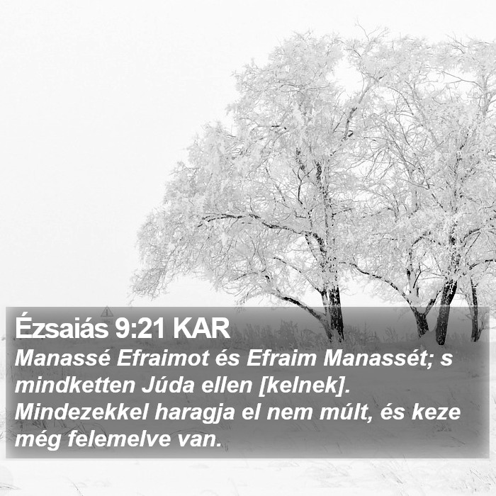 Ézsaiás 9:21 KAR Bible Study
