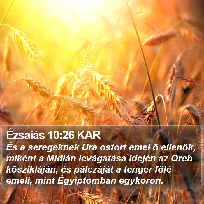 Ézsaiás 10:26 KAR Bible Study