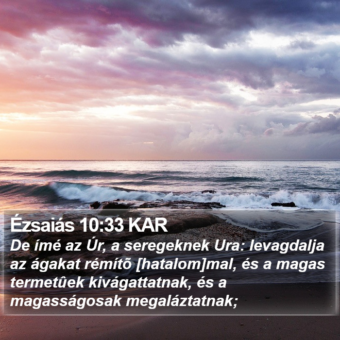 Ézsaiás 10:33 KAR Bible Study