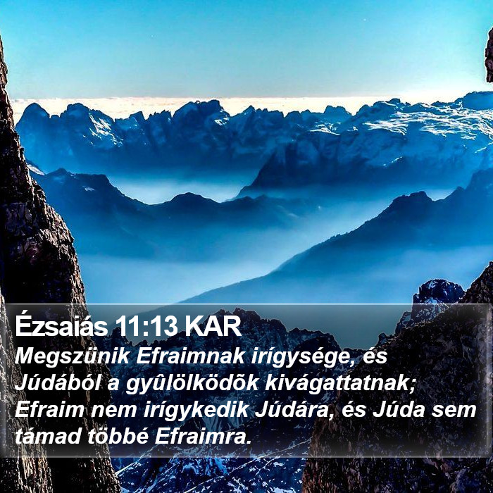 Ézsaiás 11:13 KAR Bible Study